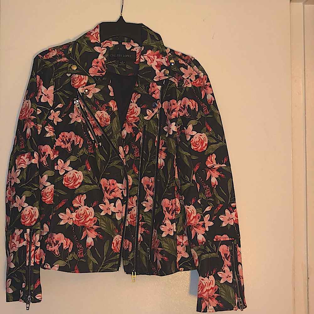 !!!New!!! Colleen Lopez - Floral Black Jacket